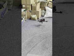 Drone FPV hitam 7 inci dengan waktu terbang 45 menit dan 5.8G 1.2G 1.3g 4.9G 2W 3W 5W VTX Rc Drone